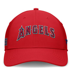 Los Angeles Angels Fanatics Fundamental Tag Flex Hat - Red - Fanatics Lifestyle