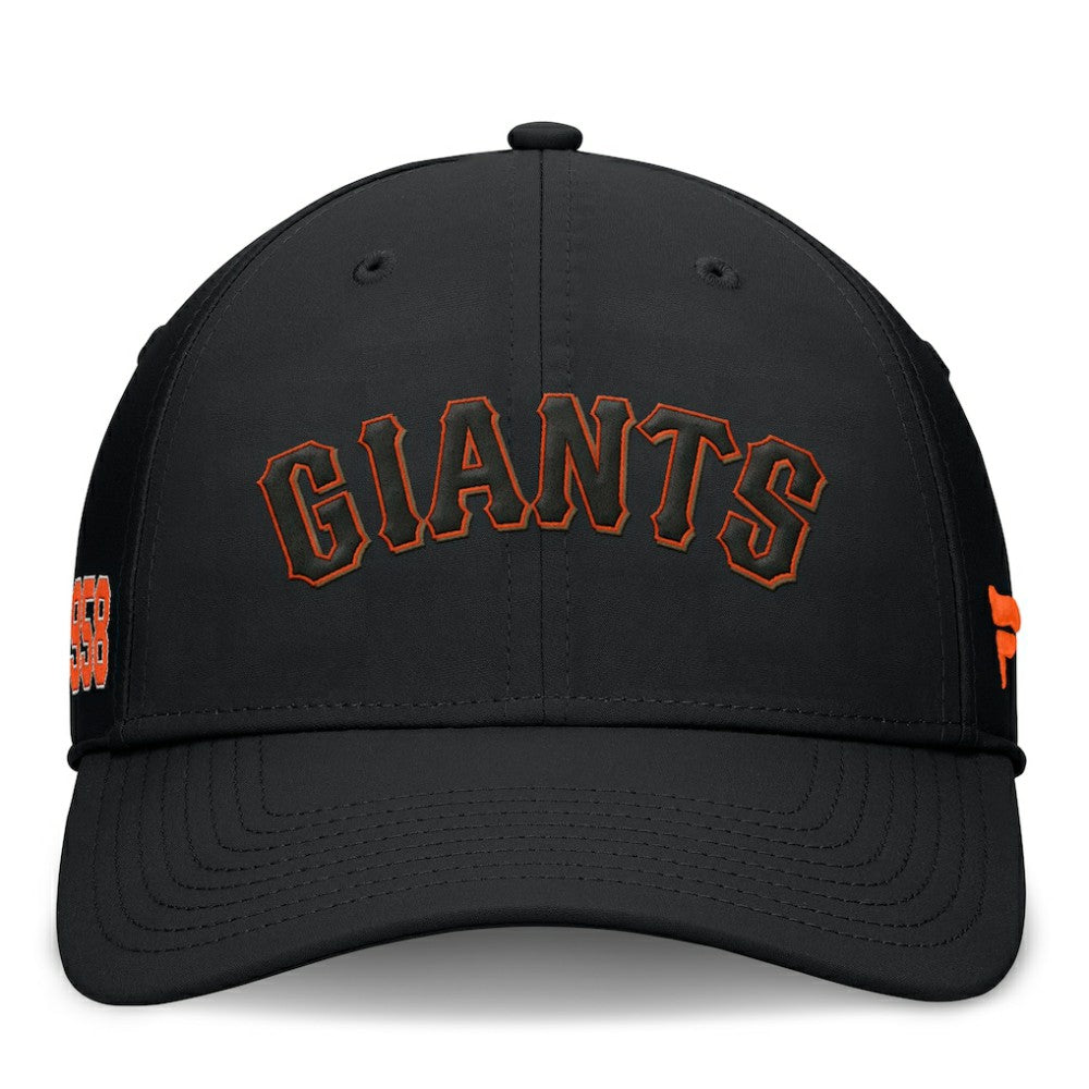 San Francisco Giants Fanatics Fundamental Tag Flex Hat - Black - Fanatics Lifestyle
