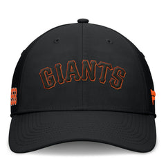 San Francisco Giants Fanatics Fundamental Tag Flex Hat - Black - Fanatics Lifestyle