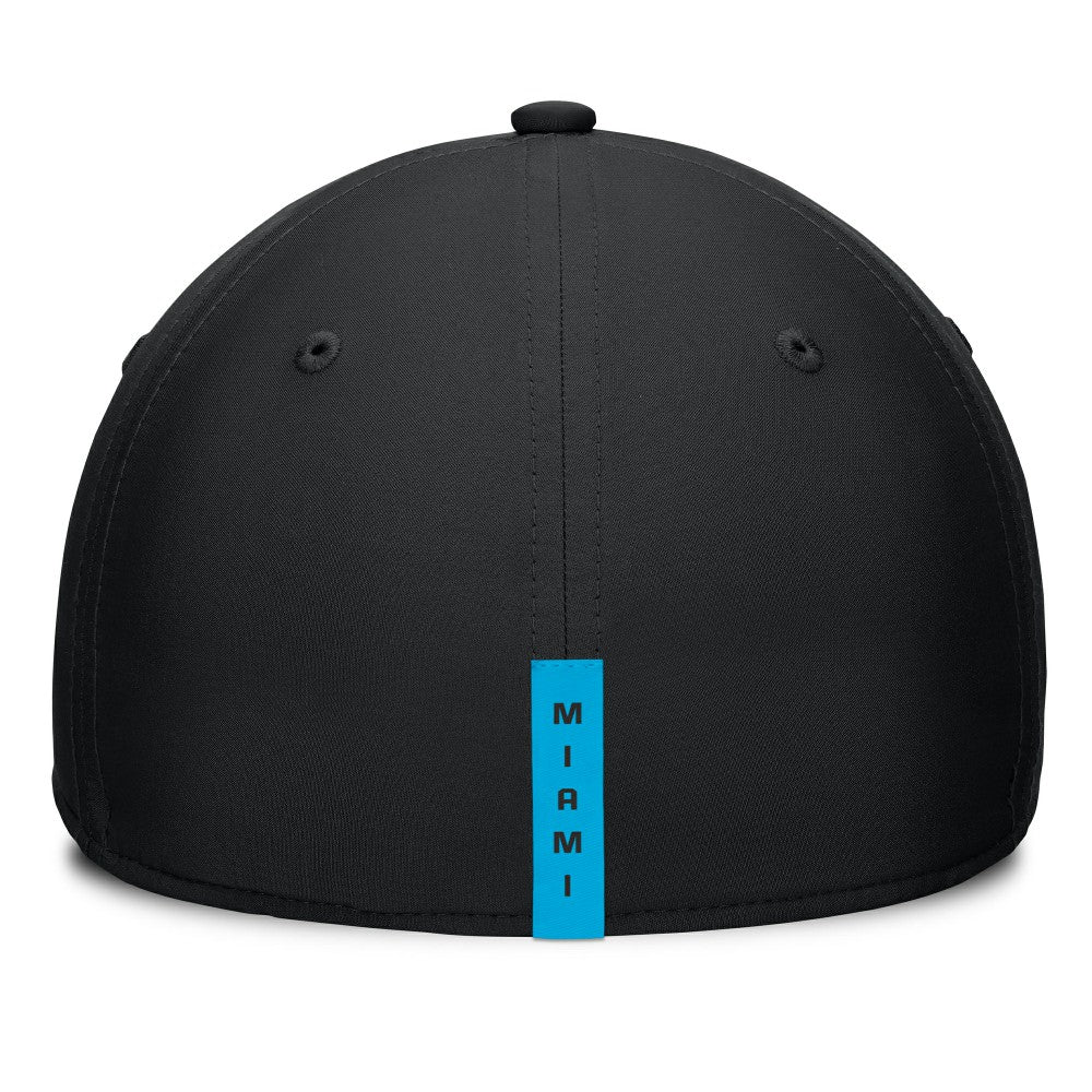 Miami Marlins Fanatics Fundamental Tag Flex Hat - Black - Fanatics on Sale
