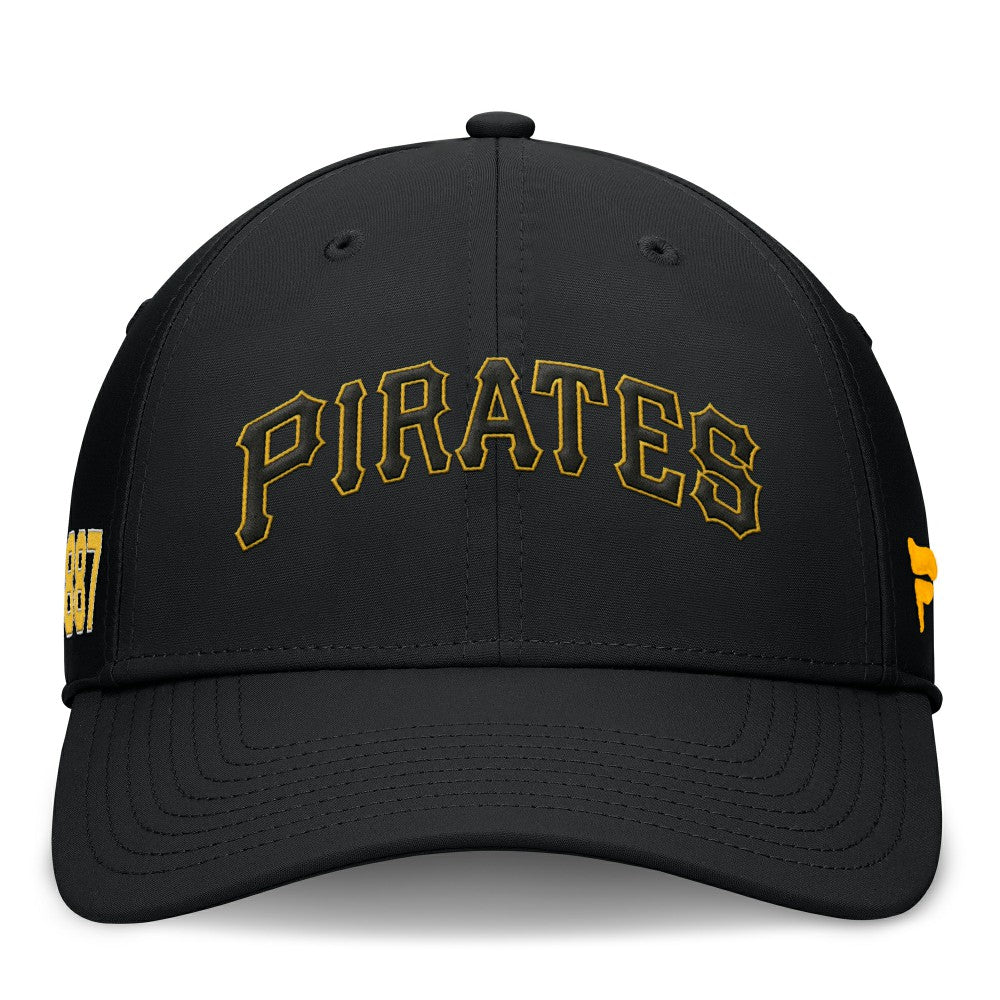 Pittsburgh Pirates Fanatics Fundamental Tag Flex Hat - Black - Fanatics on Sale