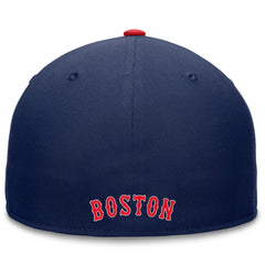 Boston Red Sox Fanatics Fundamental Tri-Script Fitted Hat - Navy - Fanatics Discount