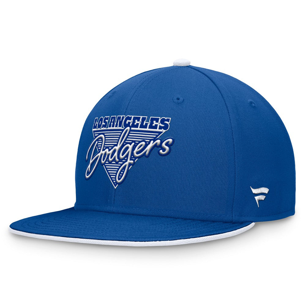 Los Angeles Dodgers Fanatics Fundamental Tri-Script Fitted Hat - Royal - Fanatics Sale