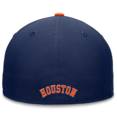 Houston Astros Fanatics Fundamental Tri-Script Fitted Hat - Navy - Fanatics Discount
