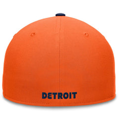 Detroit Tigers Fanatics Fundamental Two-Tone Fitted Hat - Orange - Fanatics Discount