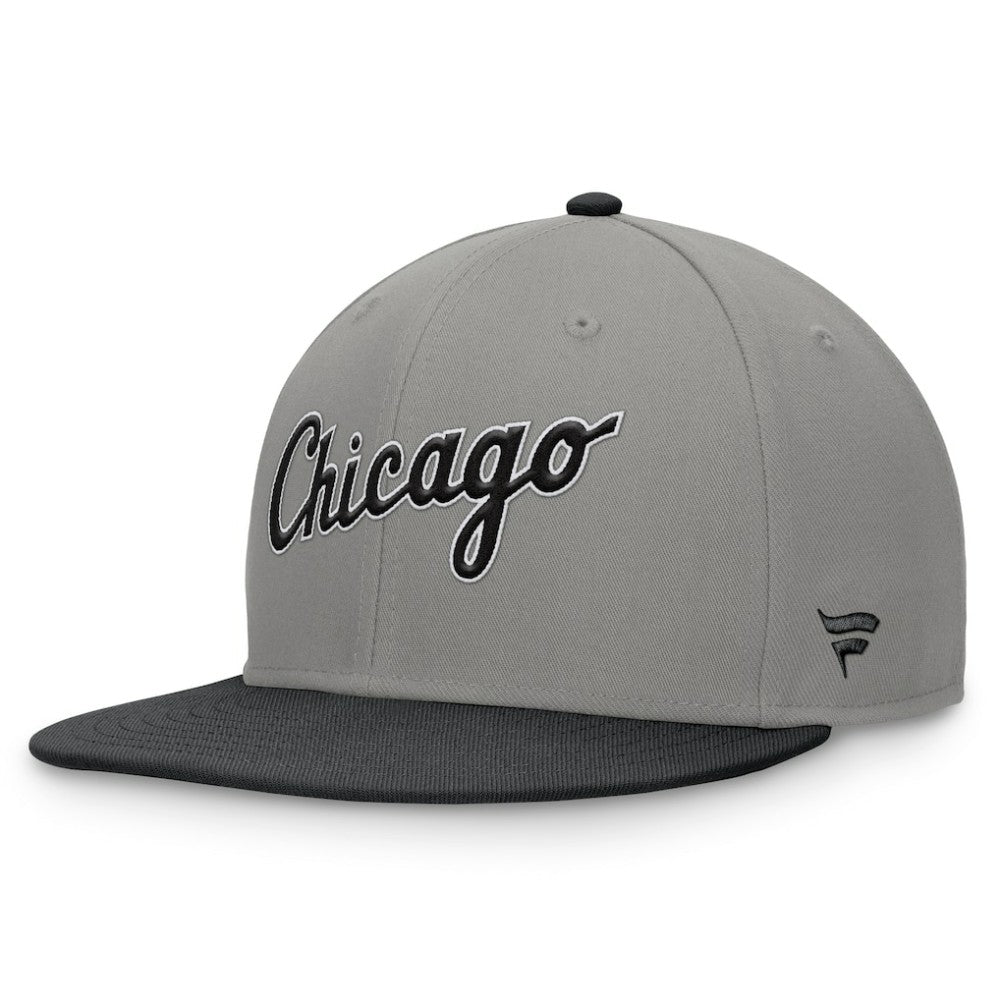 Chicago White Sox Fanatics Fundamental Two-Tone Fitted Hat - Gray - Fanatics Online