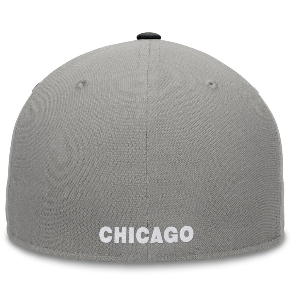Chicago White Sox Fanatics Fundamental Two-Tone Fitted Hat - Gray - Fanatics Online