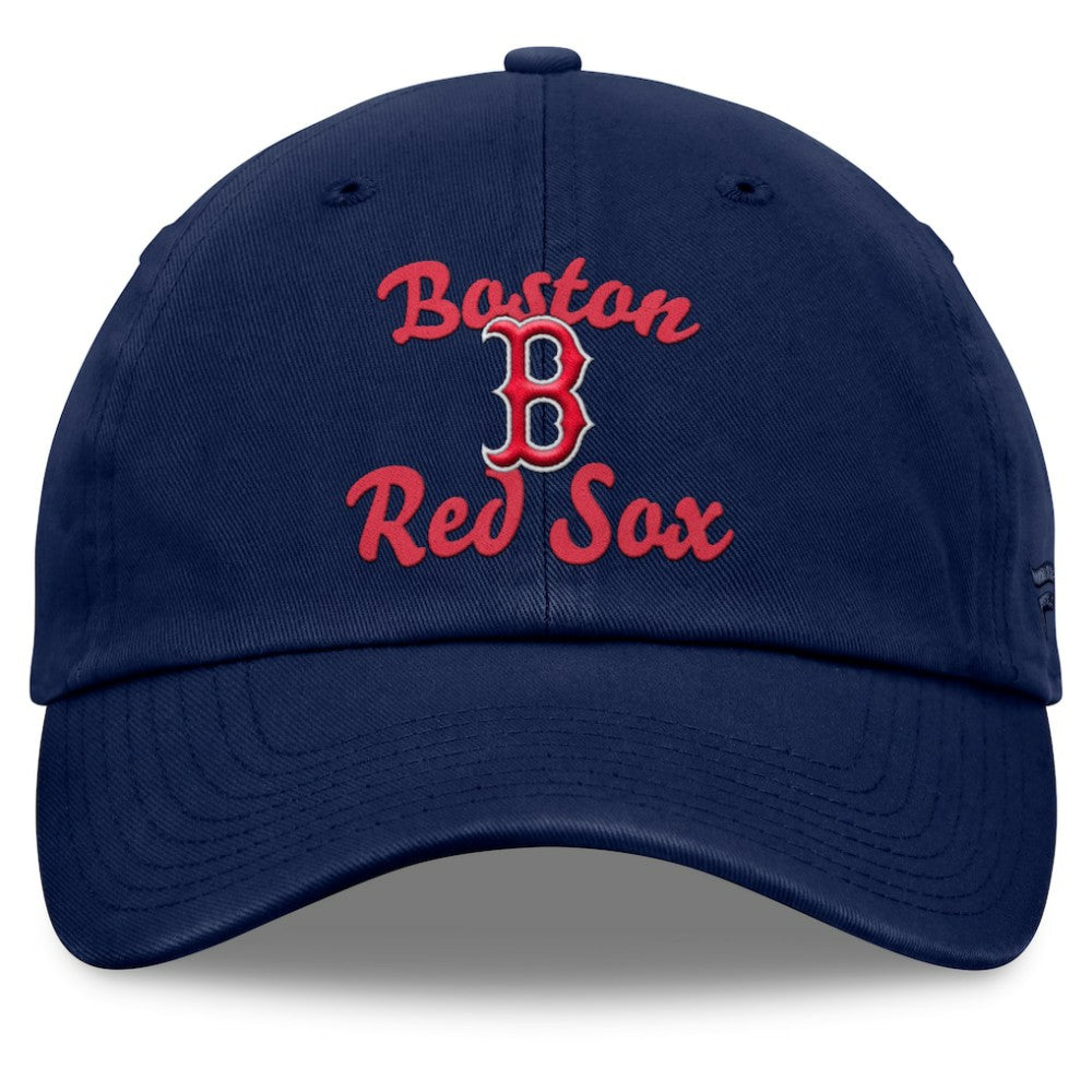 Boston Red Sox Fanatics Women's Fundamental Script Logo Adjustable Hat - Navy - Fanatics Sale