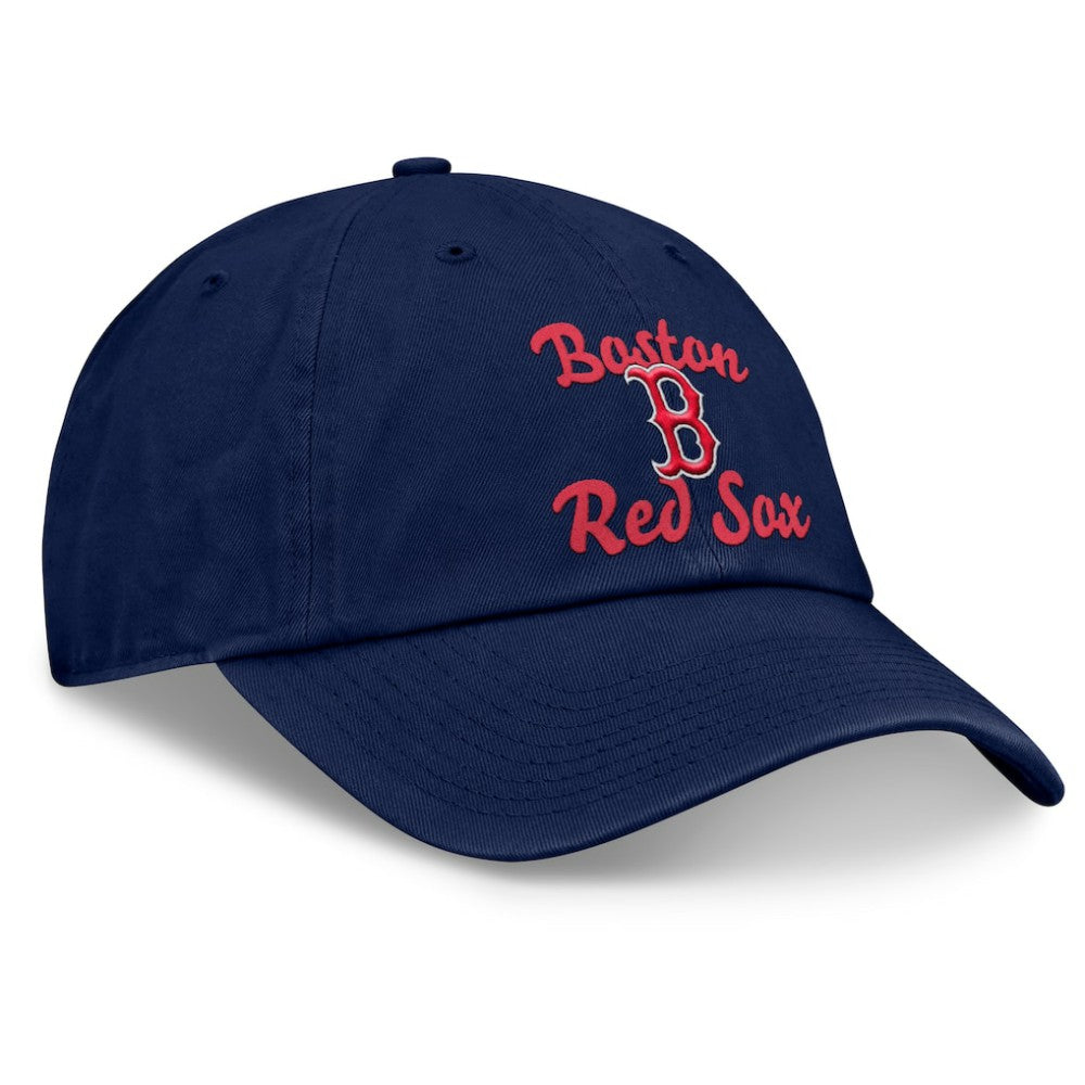 Boston Red Sox Fanatics Women's Fundamental Script Logo Adjustable Hat - Navy - Fanatics Sale