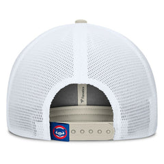 Chicago Cubs Fanatics Heritage Light Khaki A-Frame Adjustable Hat - Khaki - Fanatics Lifestyle