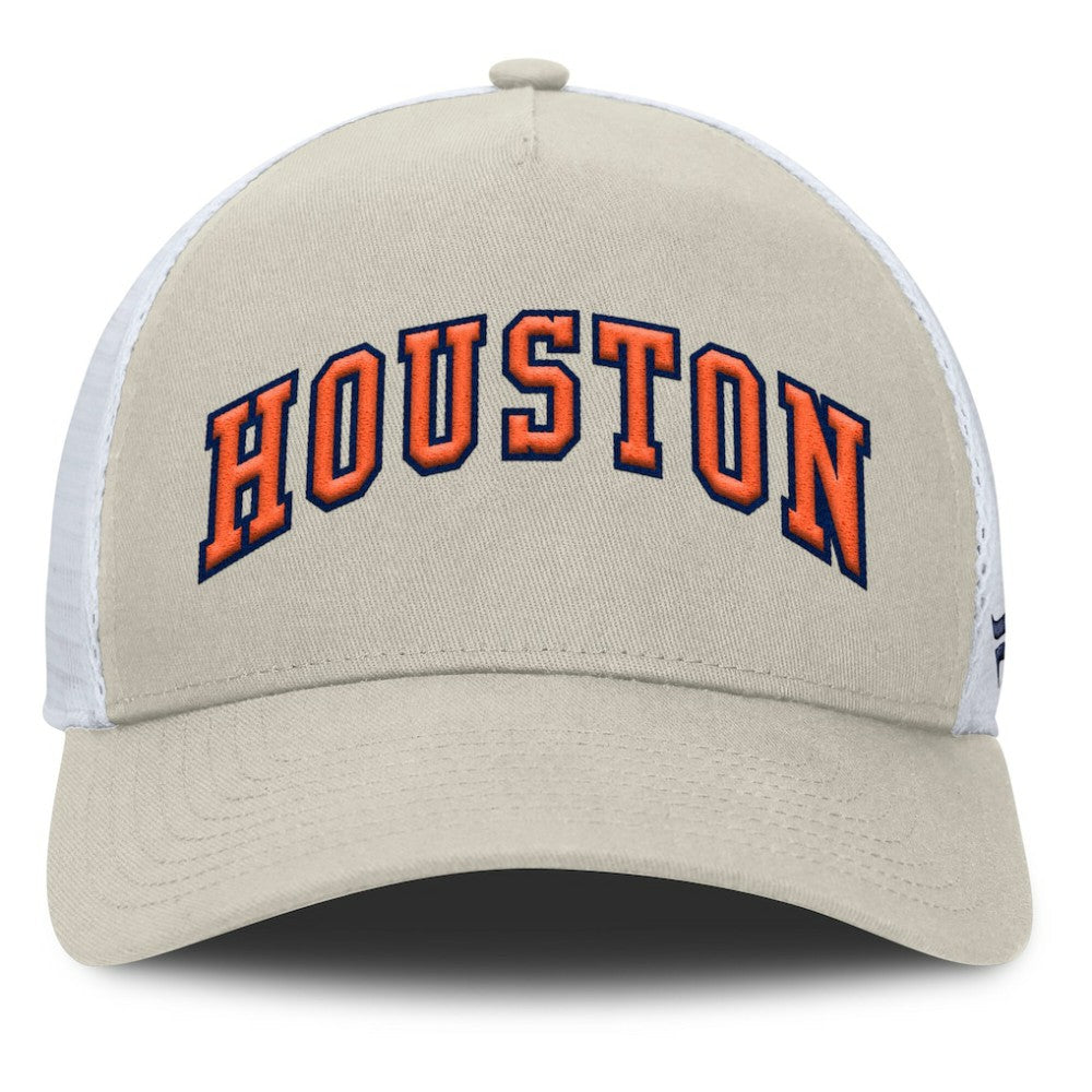 Houston Astros Fanatics Heritage Light Khaki A-Frame Adjustable Hat - Khaki - Fanatics on Sale