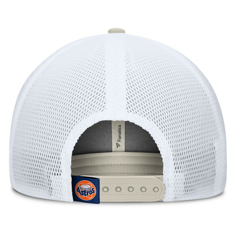 Houston Astros Fanatics Heritage Light Khaki A-Frame Adjustable Hat - Khaki - Fanatics on Sale