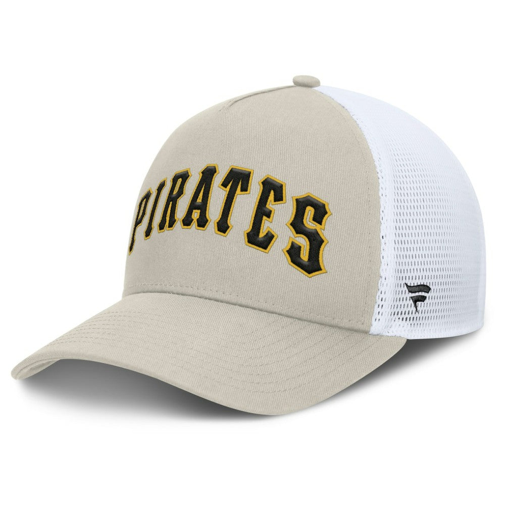 Pittsburgh Pirates Fanatics Heritage Light Khaki A-Frame Adjustable Hat - Khaki - Fanatics Sale