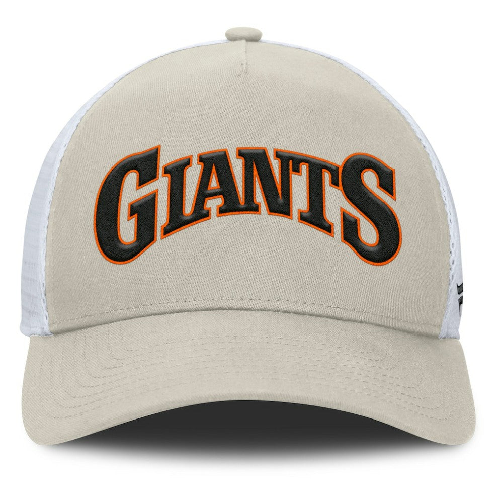 San Francisco Giants Fanatics Heritage Light Khaki A-Frame Adjustable Hat - Khaki - Fanatics Lifestyle