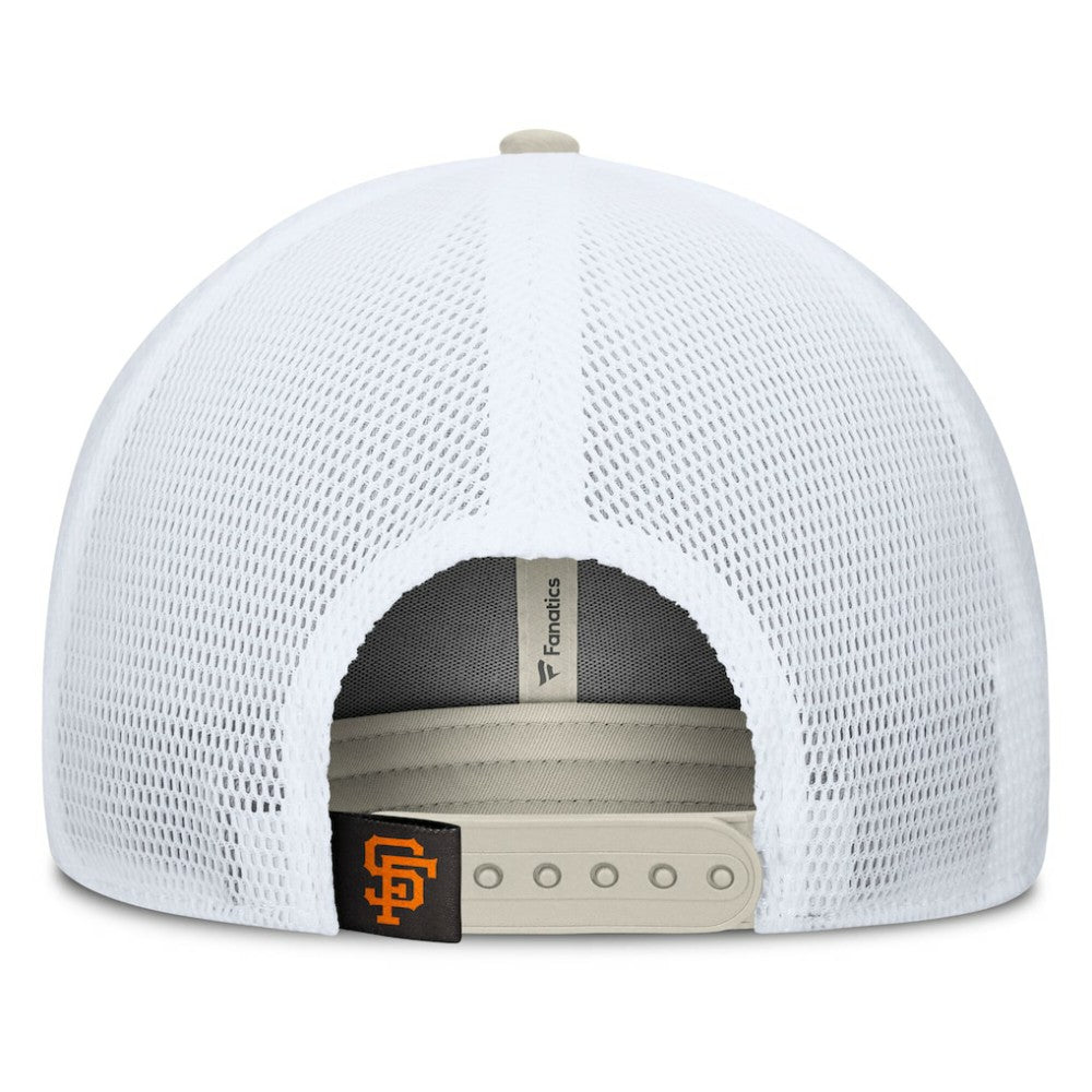 San Francisco Giants Fanatics Heritage Light Khaki A-Frame Adjustable Hat - Khaki - Fanatics Lifestyle