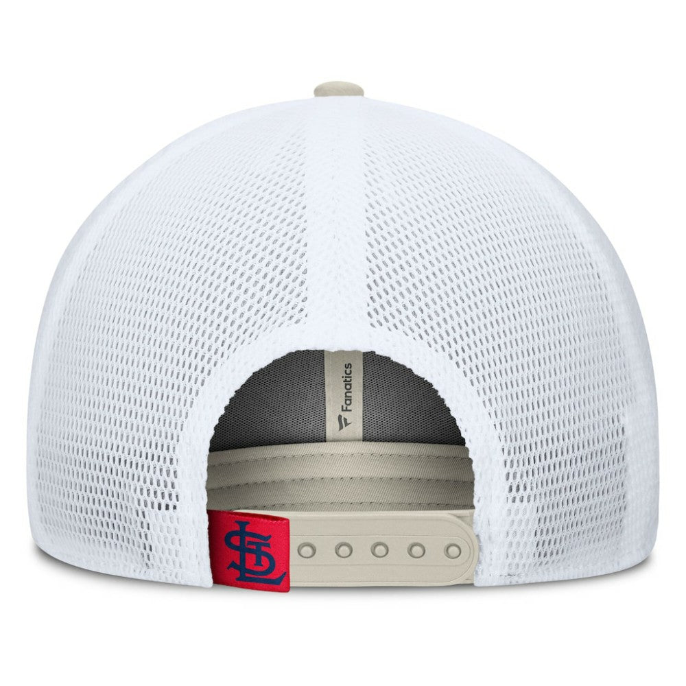 St. Louis Cardinals Fanatics Heritage Light Khaki A-Frame Adjustable Hat - Khaki - Fanatics Lifestyle