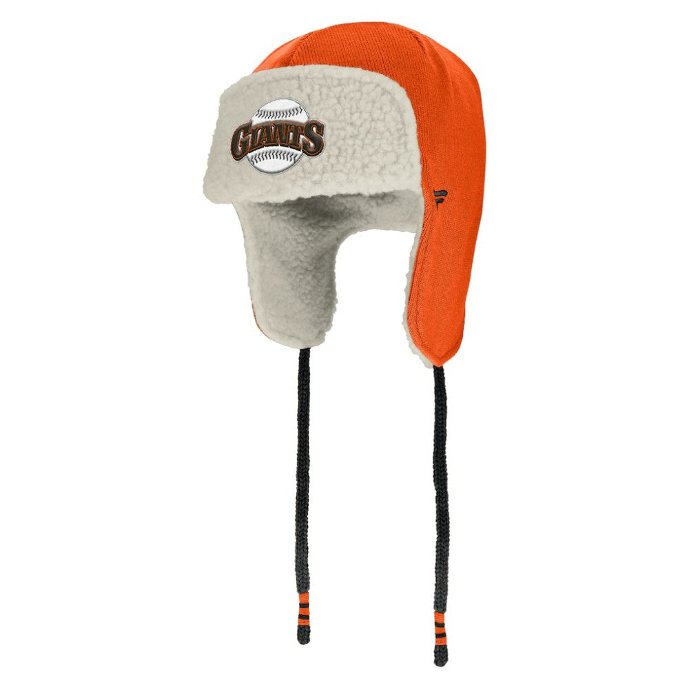 San Francisco Giants Fanatics Heritage Trapper Hat - Orange/Black - Fanatics Sale