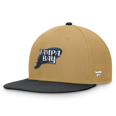 Tampa Bay Rays Fanatics  Heritage Two-Tone Fitted Hat - Khaki/Black - Fanatics Sale
