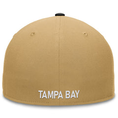 Tampa Bay Rays Fanatics  Heritage Two-Tone Fitted Hat - Khaki/Black - Fanatics Sale