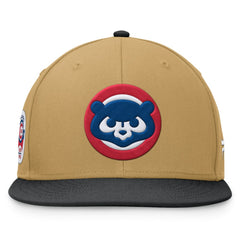 Chicago Cubs Fanatics  Heritage Two-Tone Fitted Hat - Khaki/Black - Fanatics Sale