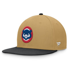 Chicago Cubs Fanatics  Heritage Two-Tone Fitted Hat - Khaki/Black - Fanatics Sale