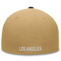 Los Angeles Dodgers Fanatics  Heritage Two-Tone Fitted Hat - Khaki/Black - Fanatics Lifestyle