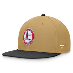 St. Louis Cardinals Fanatics  Heritage Two-Tone Fitted Hat - Khaki/Black - Fanatics Online