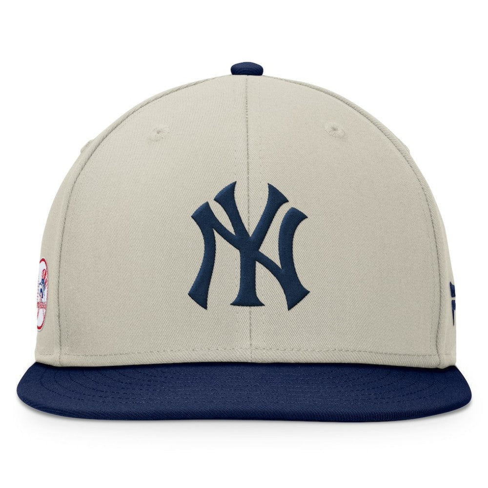 New York Yankees Fanatics Team Two-Tone Snapback Hat - Khaki/Navy - Fanatics on Sale