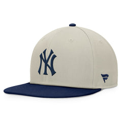 New York Yankees Fanatics Team Two-Tone Snapback Hat - Khaki/Navy - Fanatics on Sale