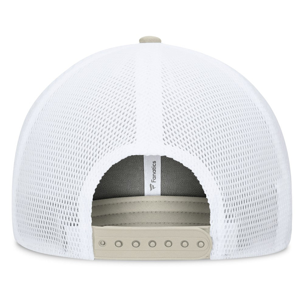 Los Angeles Angels Fanatics A-Frame Trucker Adjustable Hat - Stone - Fanatics Discount