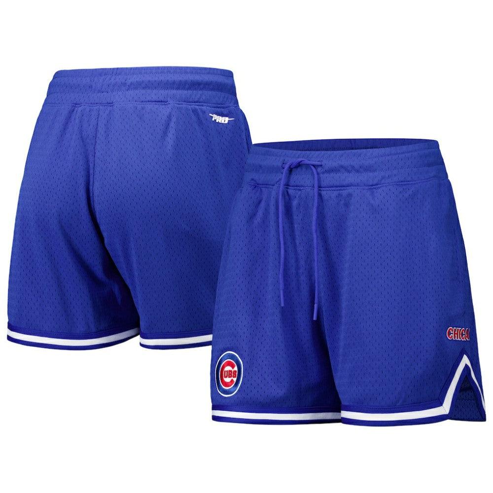 Chicago Cubs Pro Standard Women's Classic Mesh Shorts - Royal - MLB on Sale