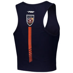 Houston Astros Pro Standard Women's Fast Lane Fitted Tri-Blend Cropped Tank Top - Navy - MLB Lifestyle