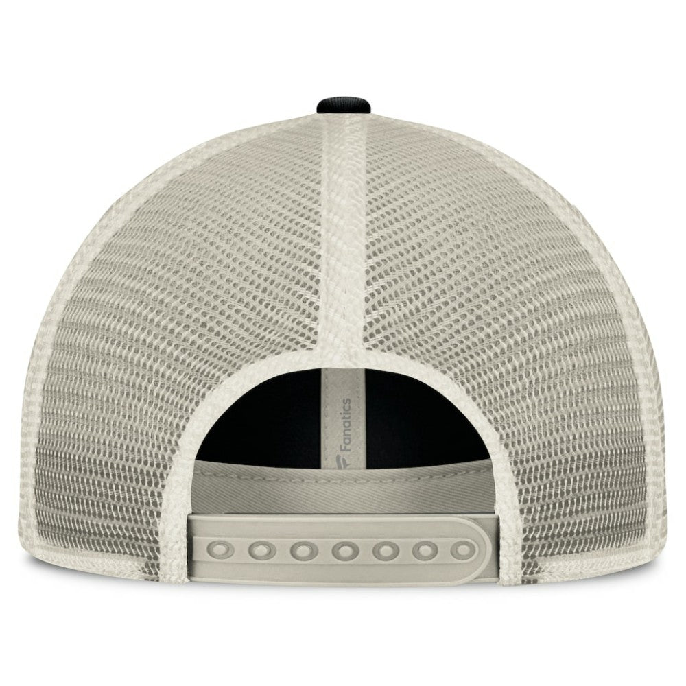 Chicago White Sox Fanatics  Heritage Stripe Trucker Adjustable Hat - Black/Natural - Fanatics on Sale