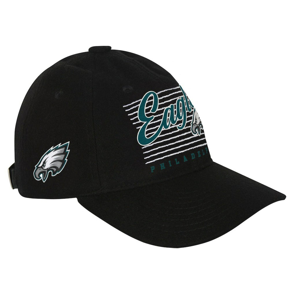 Philadelphia Eagles Youth Retro Wooly Adjustable Hat Black