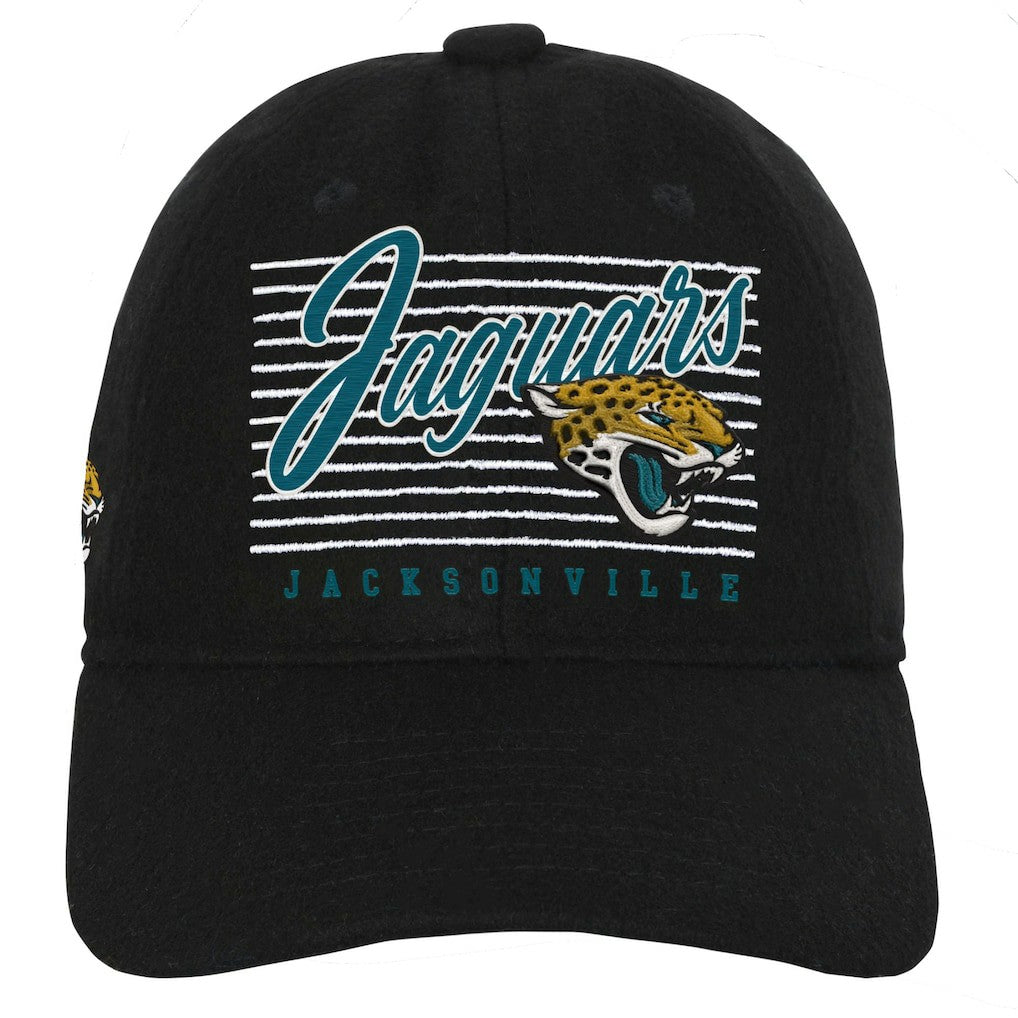 Jacksonville Jaguars Youth Retro Wooly Adjustable Hat Black