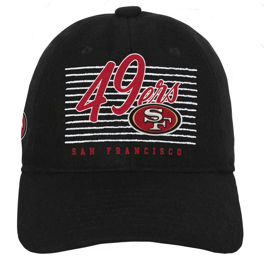 San Francisco 49ers Youth Retro Wooly Adjustable Hat Black