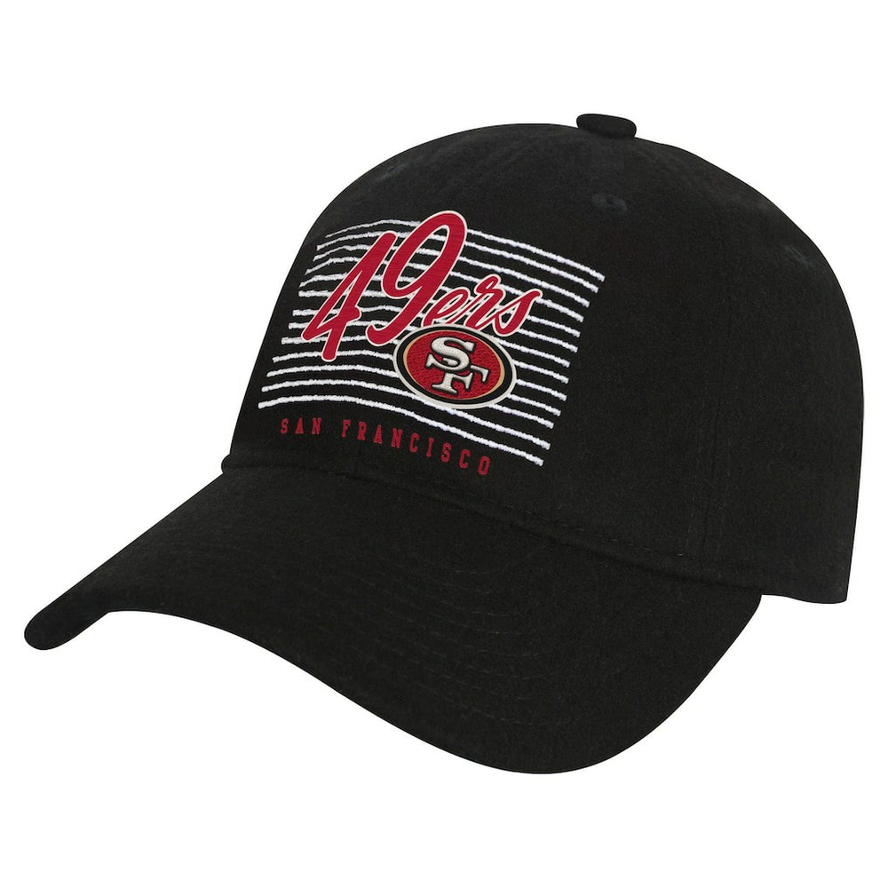 San Francisco 49ers Youth Retro Wooly Adjustable Hat Black