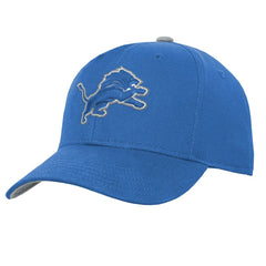 Detroit Lions Youth Team Pre-Curved Adjustable Hat Blue