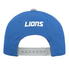 Detroit Lions Youth Team Pre-Curved Adjustable Hat Blue