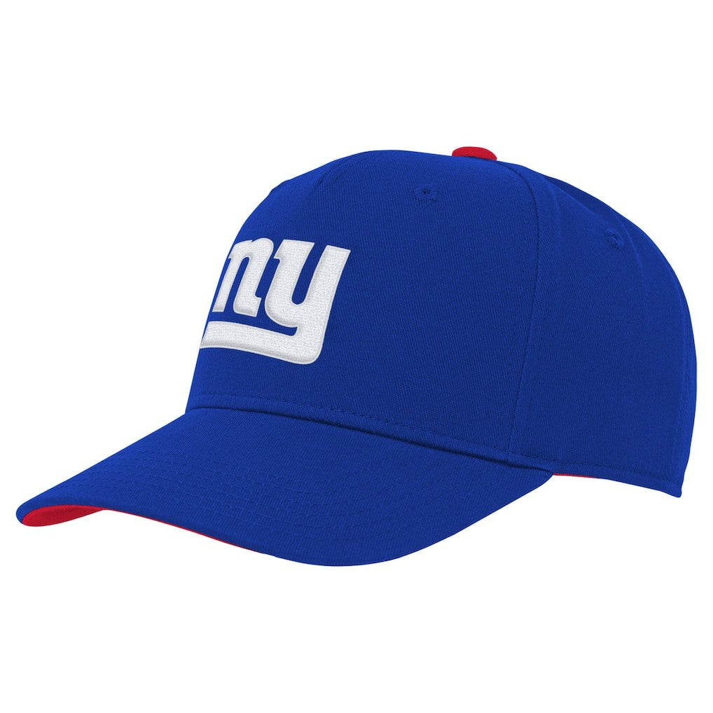 New York Giants Youth Team Pre-Curved Adjustable Hat Royal