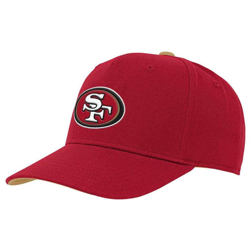 San Francisco 49ers Youth Team Pre-Curved Adjustable Hat Scarlet