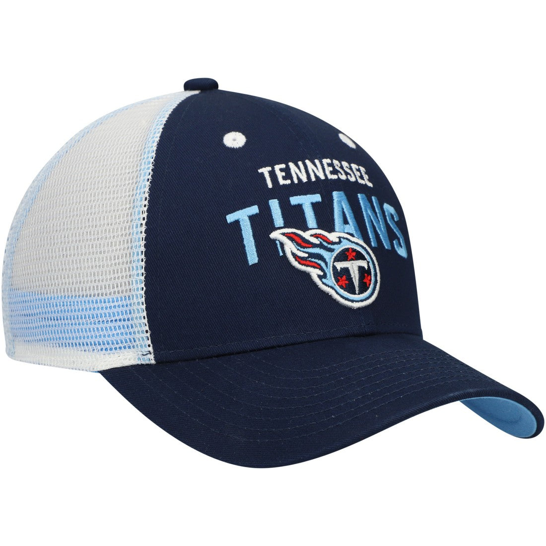 Tennessee Titans Youth Core Lockup Trucker Adjustable Hat Navy