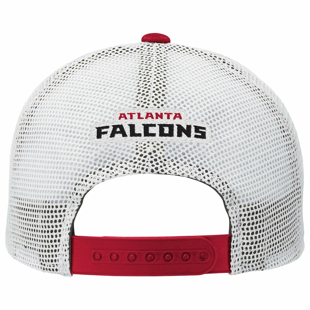 Atlanta Falcons Youth Core Lockup Trucker Adjustable Hat Red