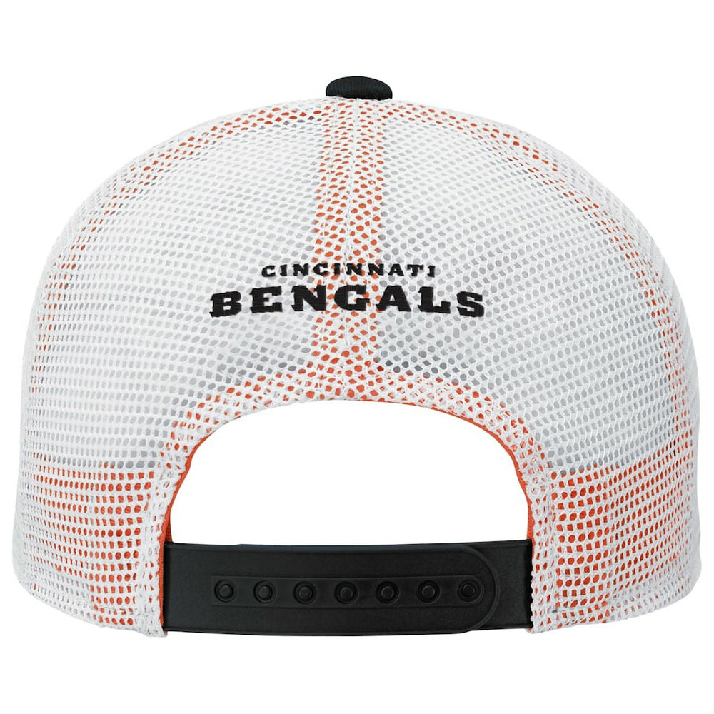 Cincinnati Bengals Youth Core Lockup Trucker Adjustable Hat Black