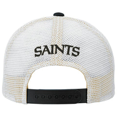 New Orleans Saints Youth Core Lockup Trucker Adjustable Hat Black