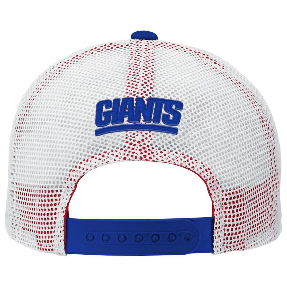 New York Giants Youth Core Lockup Trucker Adjustable Hat Royal