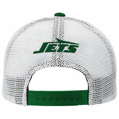 New York Jets Youth Core Lockup Trucker Adjustable Hat Green