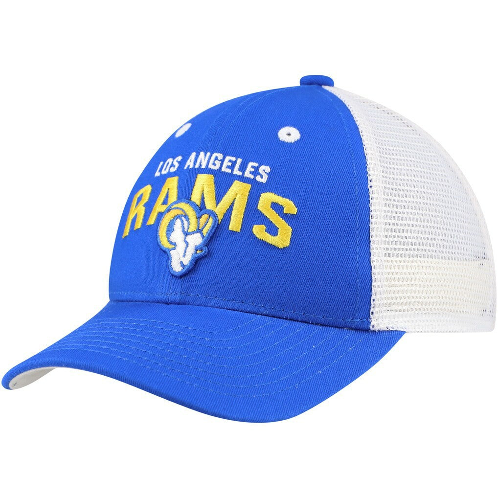 Los Angeles Rams Preschool Core Lockup Trucker Adjustable hat Royal