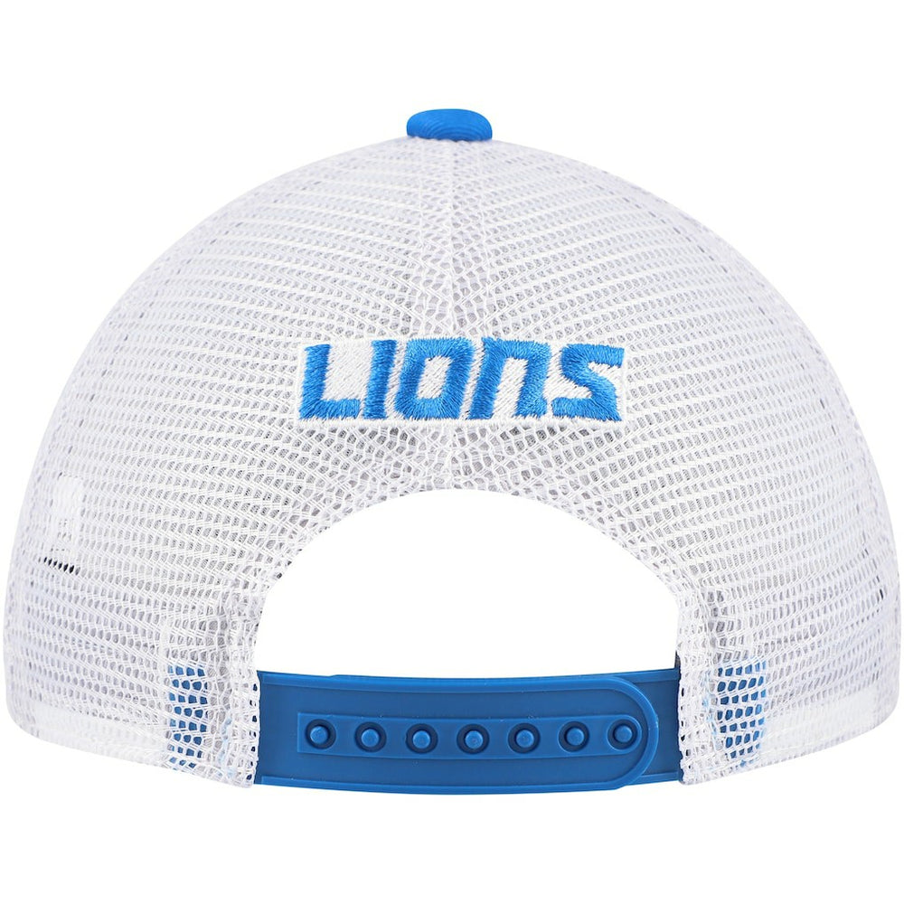 Detroit Lions Preschool Core Lockup Trucker Adjustable hat Blue