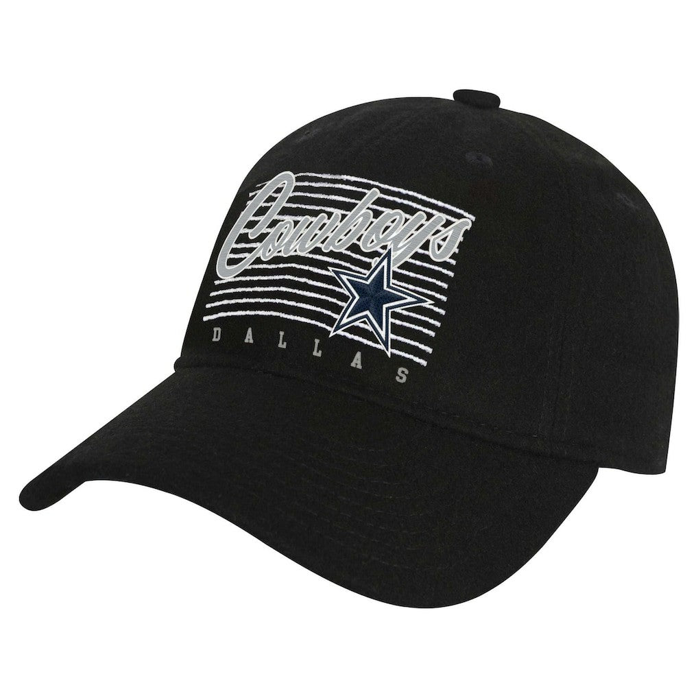 Dallas Cowboys Youth Retro Wooly Adjustable Hat Black